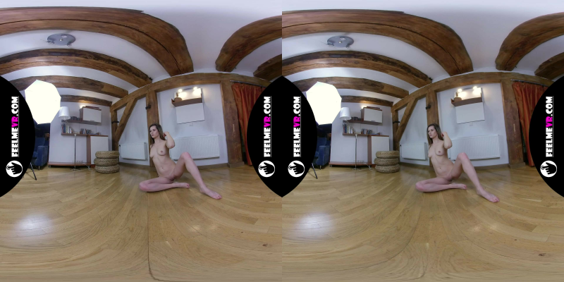 Josie In Virtual Reality Vr180 Nude Photoshoot Backstage - Image 7