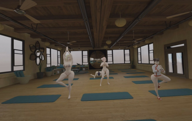 Naruto, Hinata with Sakura and Ino and Tenten YOGA class | GAMELIKE (A XXX Parody) - Image 3