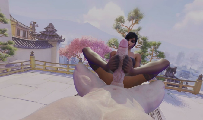 Pharah Overwatch XXX Parody Feet Fantasy - Image 4
