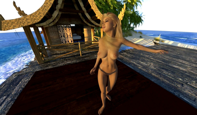 Blonde Island Fantasy Escape in Stunning 4K - Image 4