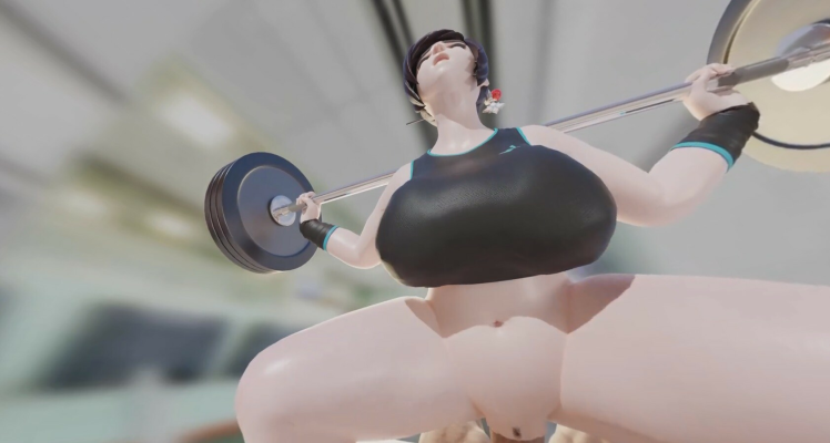 Mei Intense POV Squat in 4K 3D VR Parody - Image 1
