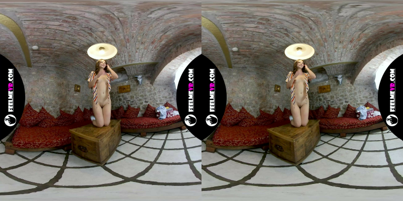 Virtual Reality Nude Photosession Backstage With Teenager Viola Kat - Image 2