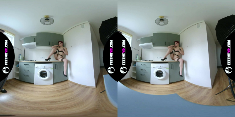 180VR Marija Redhead Nude Photosession Backstage - Image 3